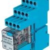 58.34.9.024.0050  Relevador de Potencia, 4PDT, 24 VDC, 7 A, Serie 58, Carril DIN, CD. FINDER